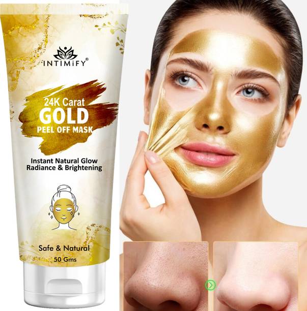 INTIMIFY Gold Peel Of Mask, Removes Blackheads, Brightening & Whi