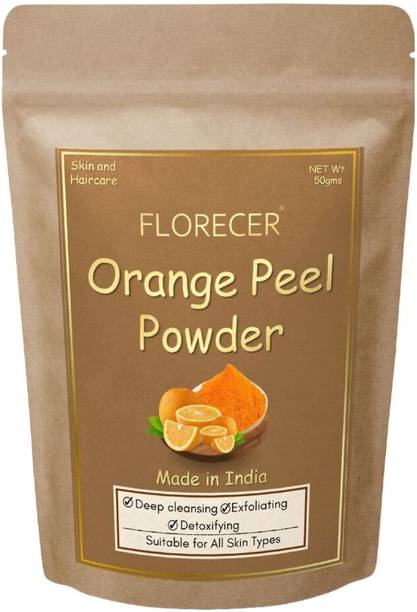 FLORECER Orange Peel Powder Face, Skin And Hair