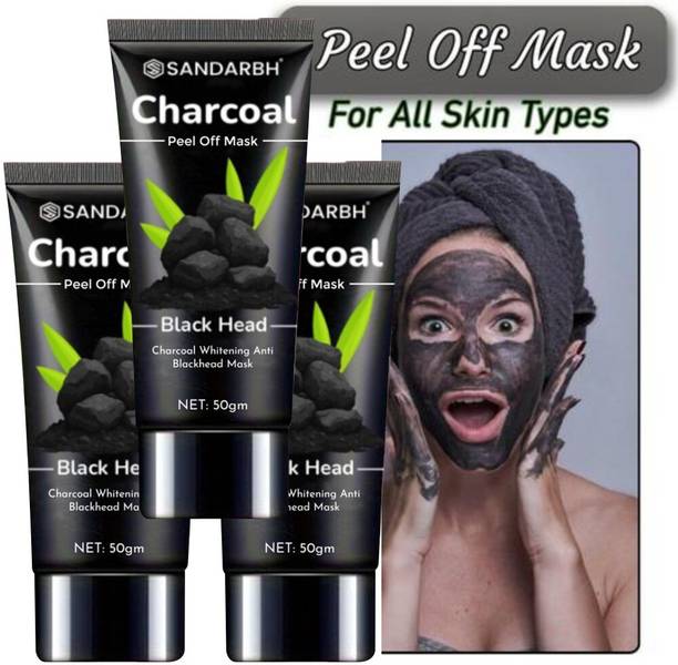 Sandarbh Anti Blackhead Charcoal Face Peel Mask