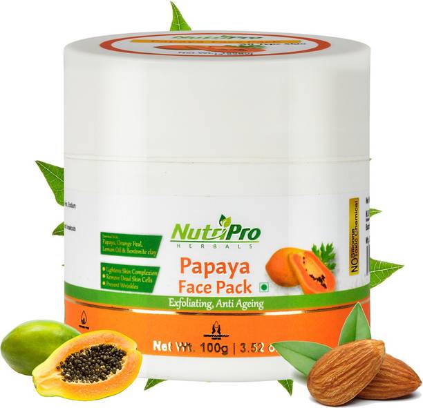 NutriPro Papaya Face Pack For All Skin Type With Aloe Vera Extract