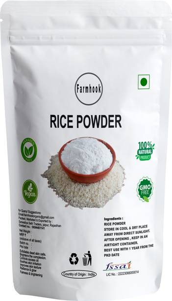 Farmhook RICE POWDER (Rice flour) FOR SKIN WHITENING Skin & Hair Care