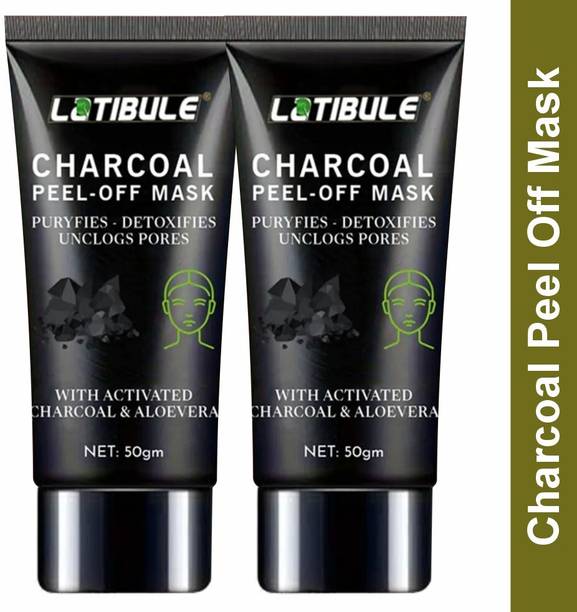 Latibule Charcoal Peel Off Mask For Deep Pore Cleansing Blackhead Extraction