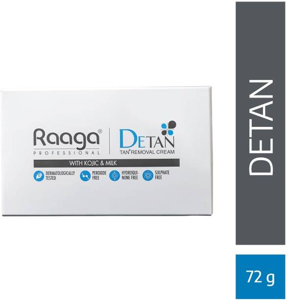 RAAGA PROFESSIONAL De-Tan Cream with Kojic and Milk (12g x 6 sachets)