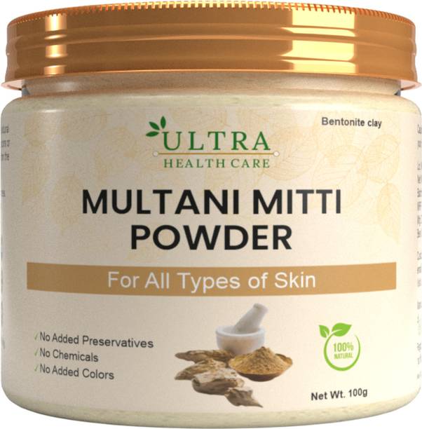 Ultra Healthcare Multani Mitti Powder For Skin & Hair |Skin Brightening |Tan Removal