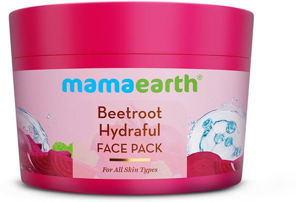 Mamaearth Beetroot Hydraful Face Pack with Beetroot & Hyaluronic Acid for All Skin Types