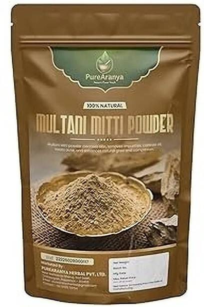 PureAranya Multani Mitti and Bentonite Clay Powder for Face, Skin and Hair