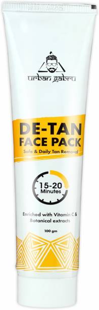 urbangabru De-tan face Pack - Tan Removal & Whitening And Depigmentation Face Pack