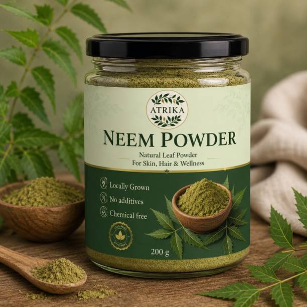 Atrika Neem Powder | Premium Natural Neem Leaf Powder for Daily Care