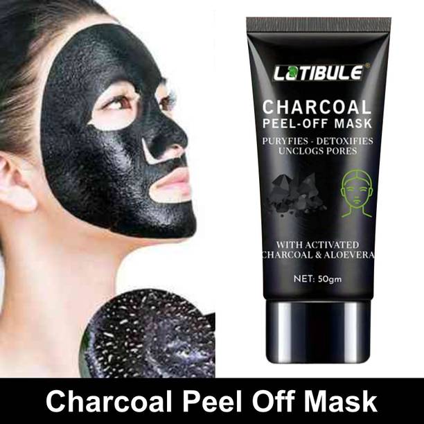 Latibule Charcoal Peel Off Mask for Men & Women – Effective Blackhead & Whitehead Remover
