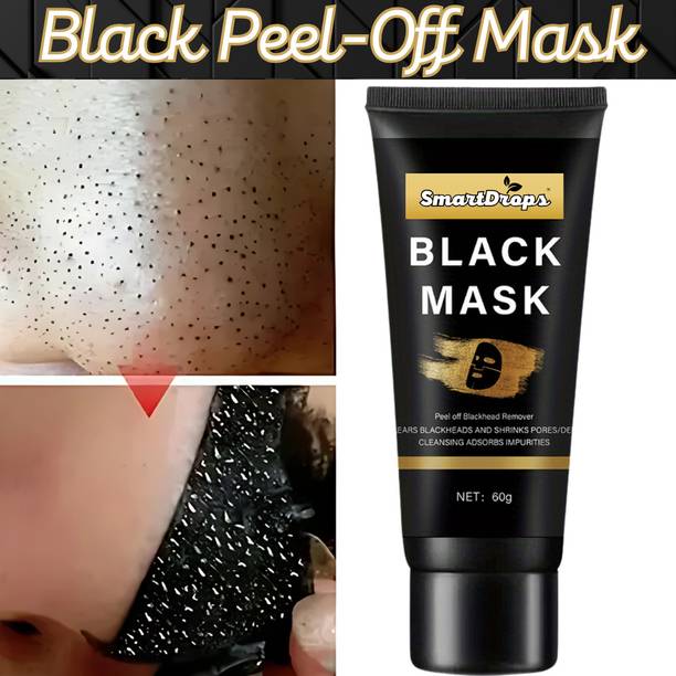 smartdrops Activated Charcoal Peel Off Mask for Tan Removal & Detoxifying