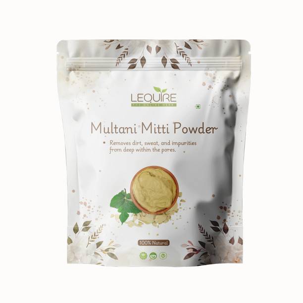 Lequire Multani Mitti powder for Face Pack | Fuller's Earth , Bentonite Clay