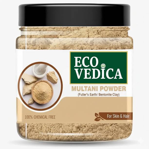 Ecovedica 100% Pure Multani Mitti Powder For Skin And Hair