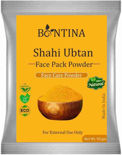 BONTINA Organic Shahi Ubtan Powder for Face Pack & Skin Care 50 gm