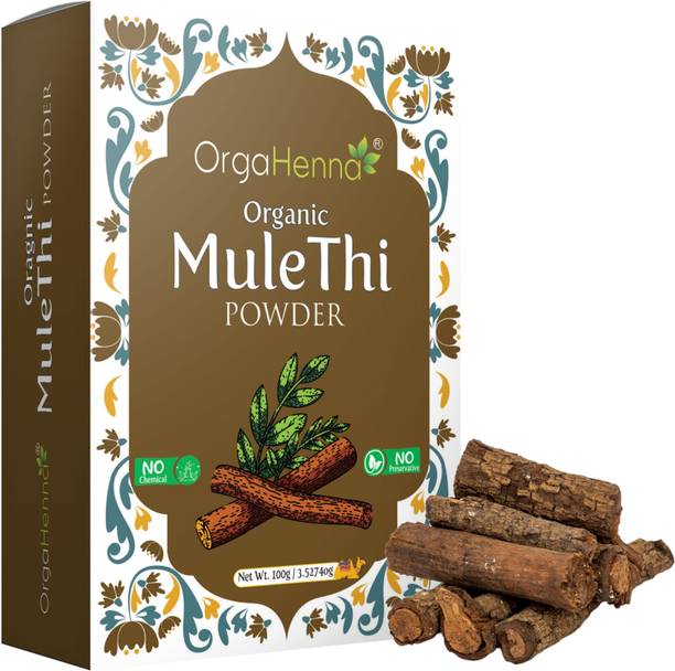 Orgahenna 100% Natural Mulethi Powder|Ayurvedic | Skin Benefits|Face Pack