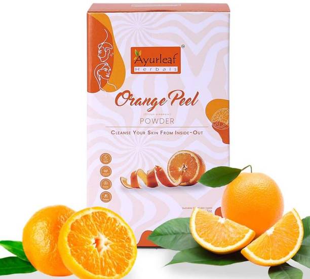 AYURLEAF HERBALS Orange Peel Powder | For Skin Lightening Face Pack, and Antioxidants Add Glow