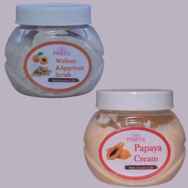 pmetic 200Gm Papaya Cream,200Gm Vitamin-C Cream For Face Man & Woman