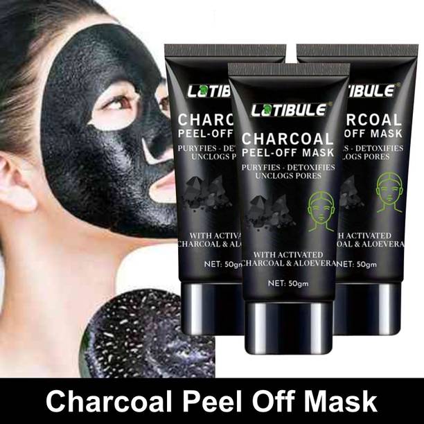 Latibule Charcoal Peel Off Mask for Men & Women – Effective Blackhead & Whitehead Remover