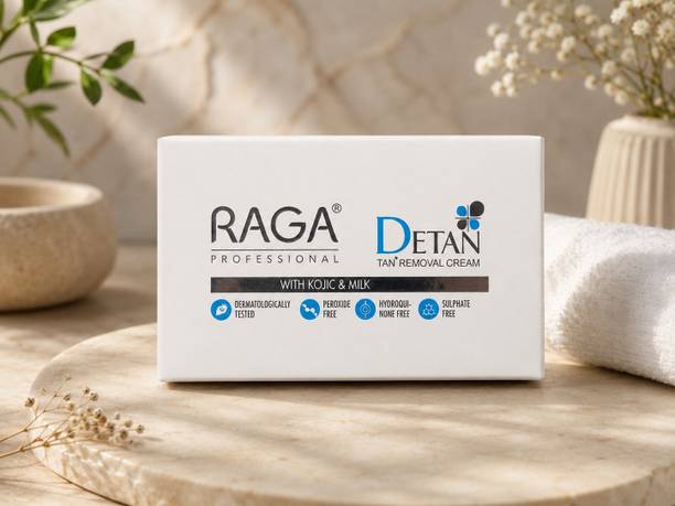 Raga Professional Tan Removal Cream – Recommended by Professionals, (6x12g)