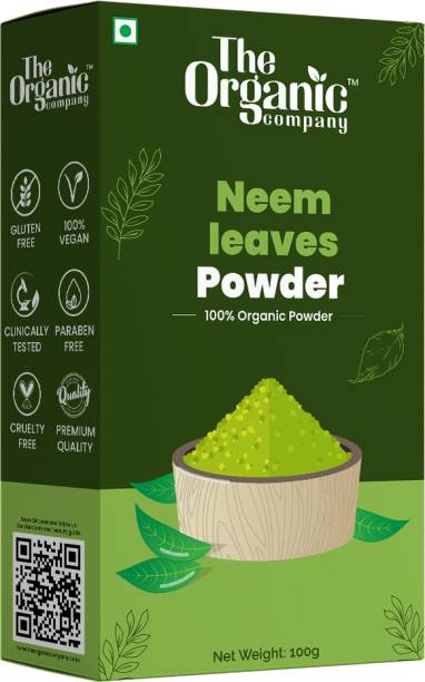 The Organic Company Neem Powder | Face Pack & Skin Care | Diabetes | Eating | Drinking | Juice