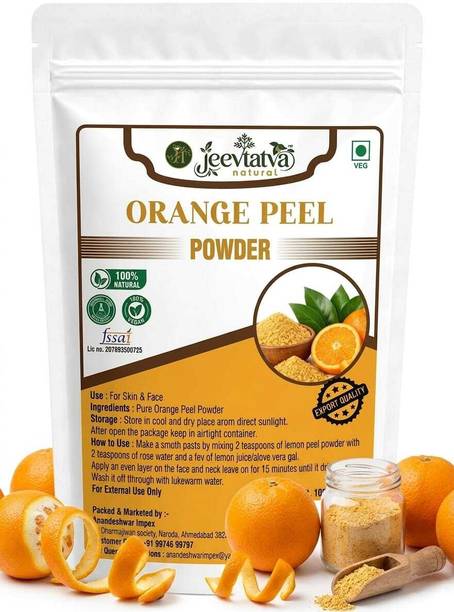 JEEVTATVA NATURAL 100% Pure Orange Peel Powder