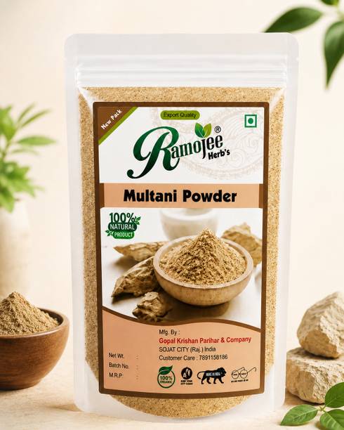 Ramojee Herb's MULTANI MITTI POWDER FACE PACK 100G