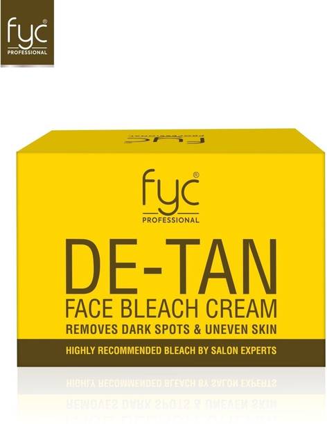 FYC PROFESSIONAL DE-TAN FACE BLEACH CREAM for Skin Brightening & Whitening