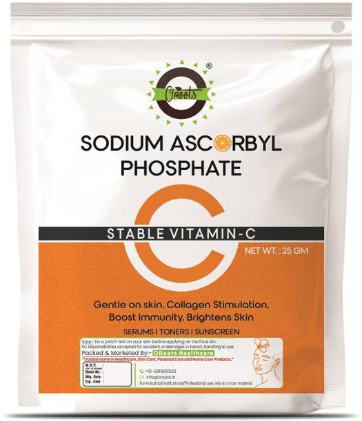 Oroots Sodium Ascorbyl Phosphate (SAP) 25gm for Serums, Toner, Creams etc