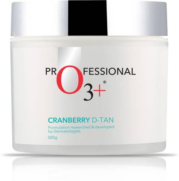 O3+ Cranberry D Tan with Natural Extracts for Tan Removal, Sun Damage Protection and Skin Whitening - For Oily Skin