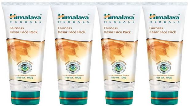 HIMALAYA Natural Glow Kesar Face Pack 100G (Pack of 4)