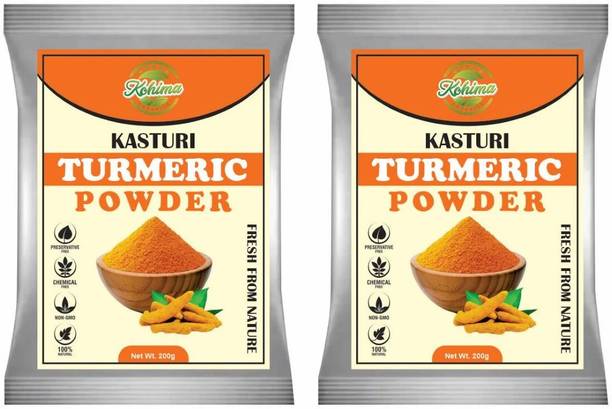 Kohima Organics Wild Turmeric Powder(Kasturi Haldi) Powder for Face and Skin Care
