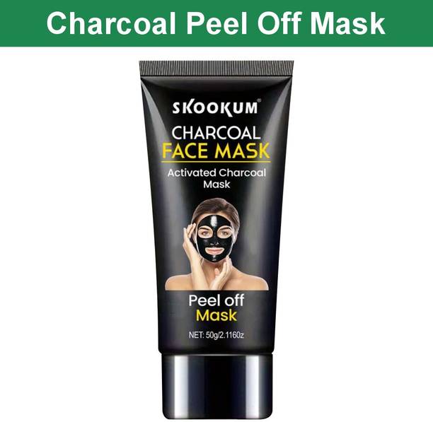 SKOOKUM Purifying Charcoal Face Mask Peel Off for Ultimate Deep Cleansing & Radiance