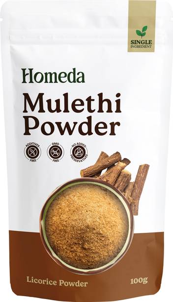 Homeda Mulethi Powder for Face, Hair, Eating, Skin, Licorice Root, Liquorice Yastimadhu