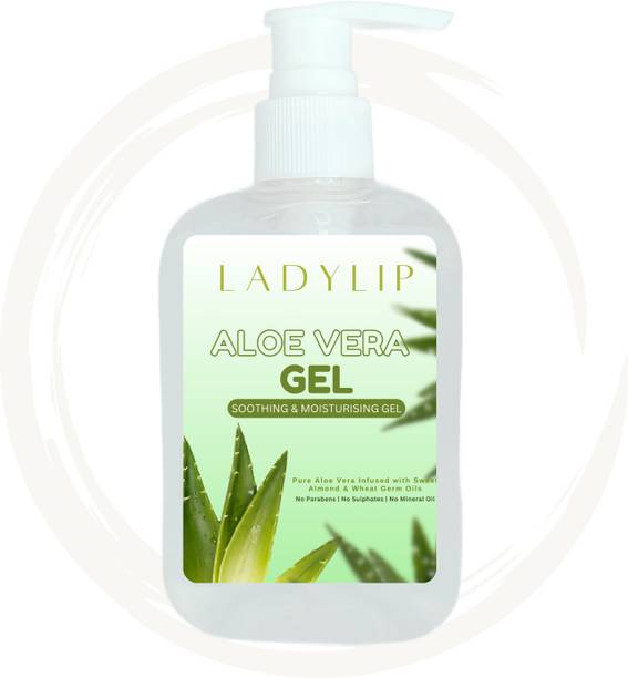 LADYLIP Aloe Vera Gel for Acne, Scars, Glowing, Radiant Skin & Hair(200 g)