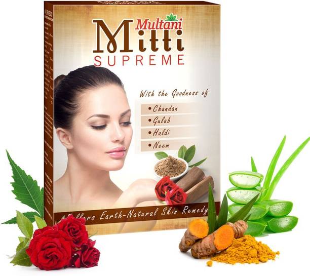 Multani Mitti 100% Pure Face Powder | Skin Brightening & Instant Glow -