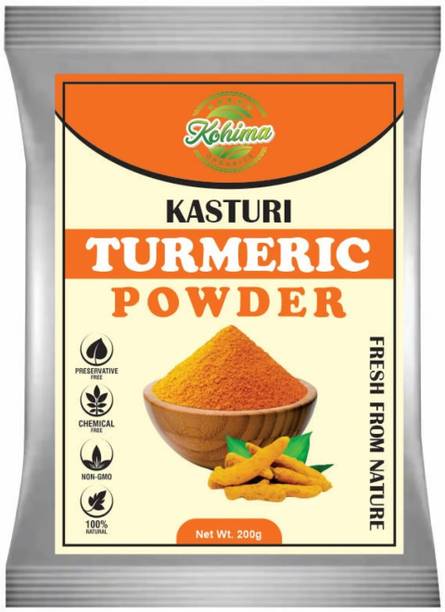 Kohima Organics Wild Turmeric Powder(Kasturi Haldi) Powder for Face and Skin Care