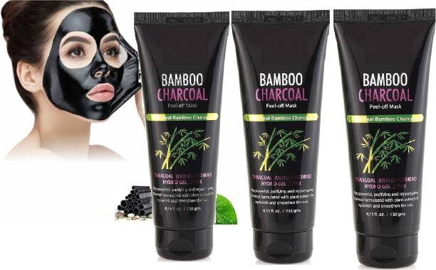 YAWI pack of 3 Charcoal Face Mask cream for women