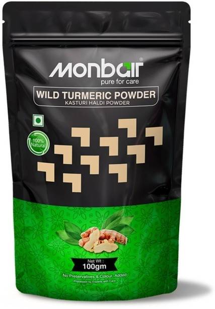 MONBAIR Wild turmeric powder | Kasturi turmeric | kasturi haldi powder 100 g Pack of 1