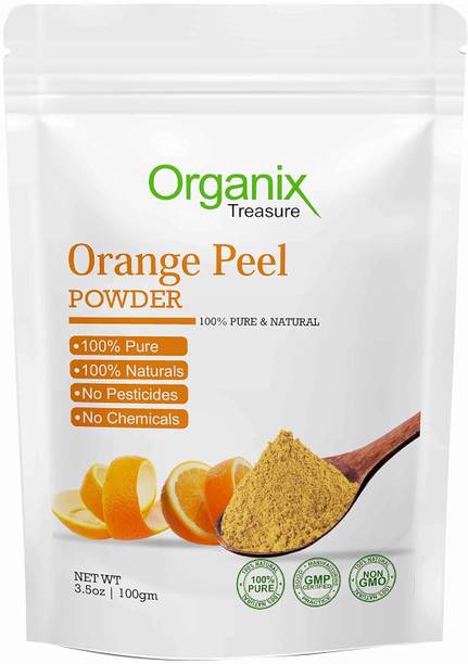 Organix Treasure Pure & Natural Orange Fruit Peel Powder for Skin Whitening
