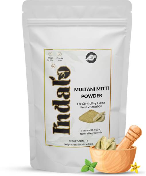 Indalo Multani Mitti Powder For Skin & Hair Repair | For All Skin & Hair Types (100 g)
