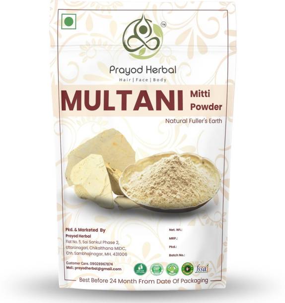Prayod Herbal 100% Natural Multani Mitti powder for Exfoliating Bentonite Clay
