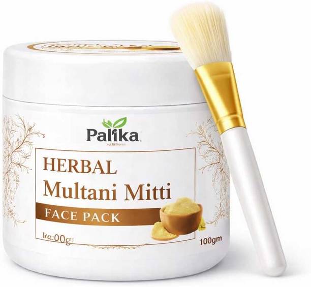 Palika Herbal Ready to Apply Multani Mitti Face Pack Paste for Tan Removal & Brightening Skin