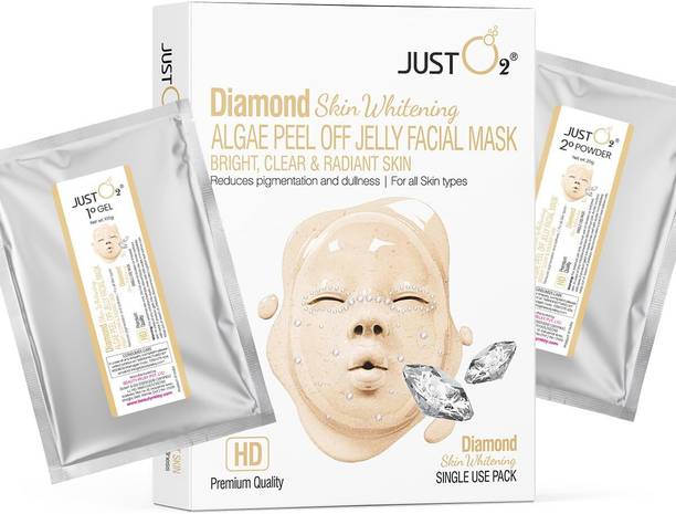 Beauty Relay London Diamond Algae Peel-Off Mask.Skin Whitening & Bridal Facial Treatment