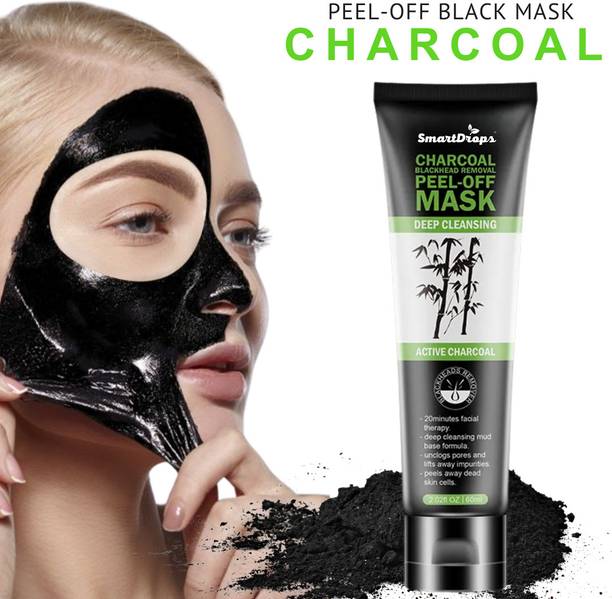 smartdrops Charcoal Blackhead Remove Peel Off Mask Anti pollution And Deep Cleaning