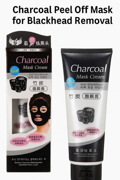 DIVA4EVR Charcoal Anti-Blackhead Peel Off Mask Cream | Bamboo Charcoal | 130 ml