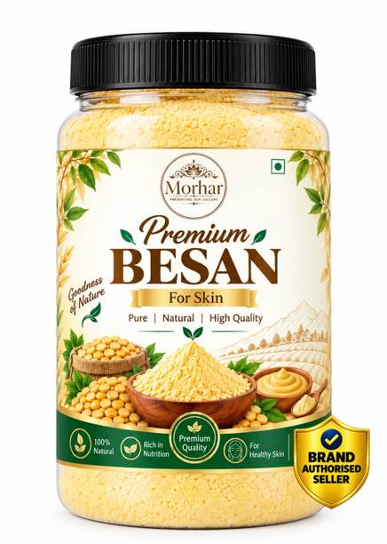 Morhar Premium Besan (Gram Flour) | Fresh & Pure | Finely Ground | 100% Chana Dal Besan