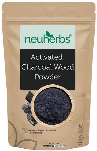 Neuherbs Activated Charcoal Powder For Removes Dead Skin & Detoxifying & Brighting Face