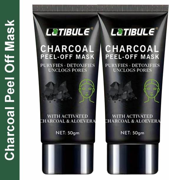 Latibule Charcoal Peel Off Mask For Acne Prone Skin Deep Cleansing Treatment