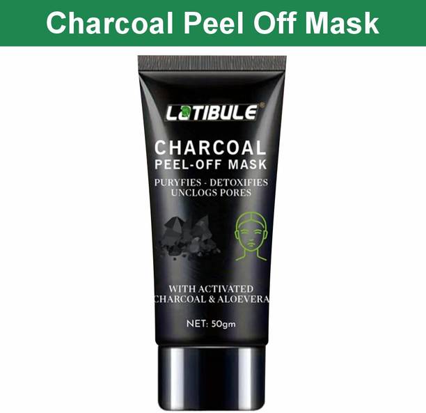 Latibule Activated Charcoal Face Mask Peel Off With Aloe Vera Skin Brightening