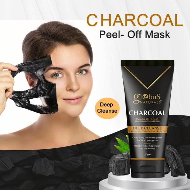 Globus Naturals Activated Charcoal Peel Off Mask for Women