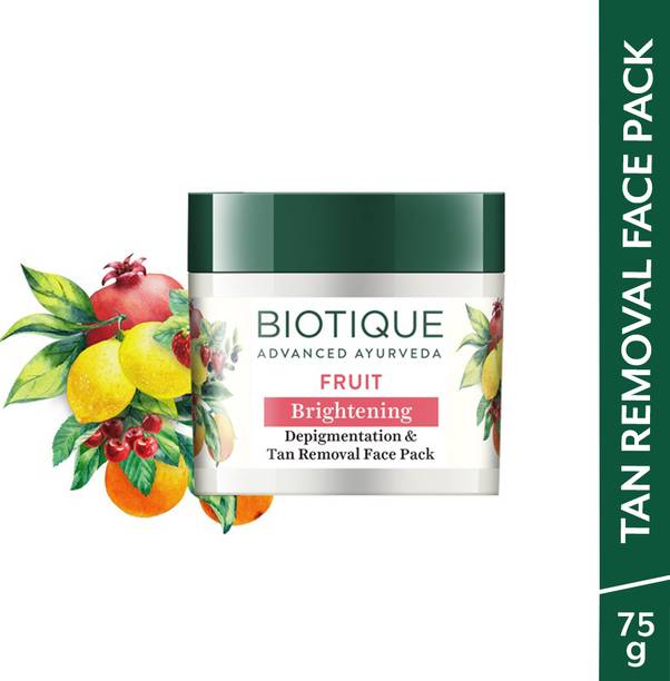BIOTIQUE FRUIT Brightening & Tan Removal Face Pack
